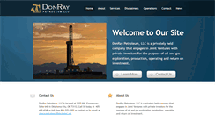 Desktop Screenshot of donraypetroleum.com
